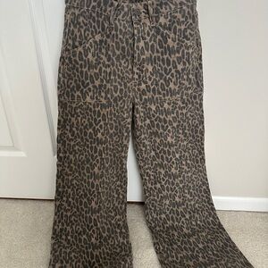 Hidden Los Angeles High Rise Leopard Print Jeans